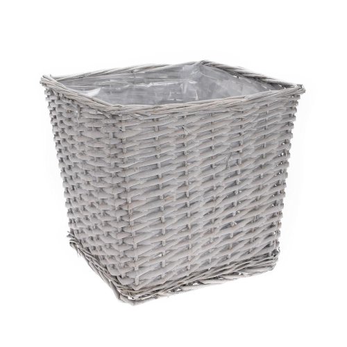 Obal prútie sivý hran. 27x27x26cm hd-091/s - Vianočné dekorácie a ozdoby