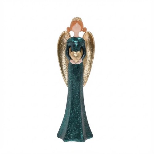 Anjel so srdcom zla/tyr poly 6,5*5*20,5cm
