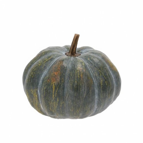 Tekvica zel/or poly 23*23*21cm - Vianočné dekorácie