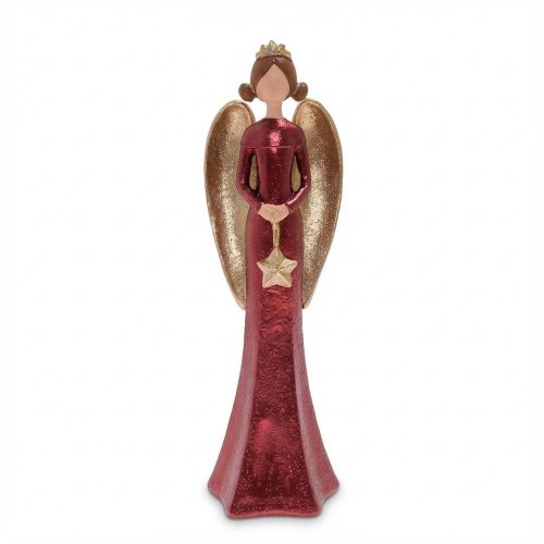 Anjel s hviezdou zla/bor poly 9*7,5*28,5cm