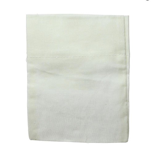 Vrecko plátno krajka prír/biela 10,5cmxh14