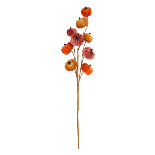 Konár tekvice bor/or/žl 55cm - Umelé kvety