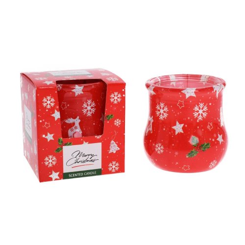 Voň.v skle christ.merry white 80gr/sas6013/ - Vianočné dekorácie a ozdoby
