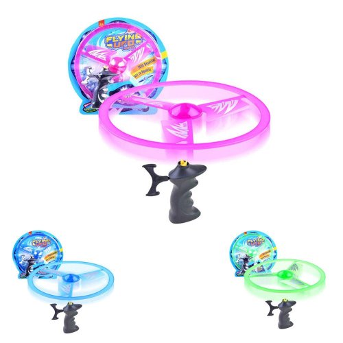 Lietajúci disk so svetelným efektom