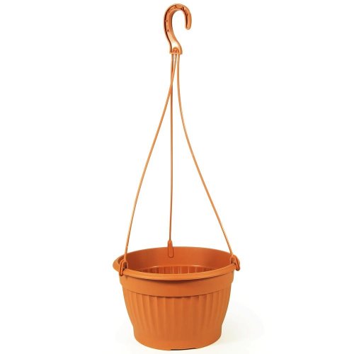 Dwt23 kvetináč+záves terra 23xh14cm/4l terakota