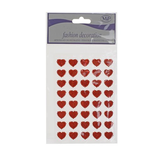 Srdce lepiac. srdce červené s/40 15 mm