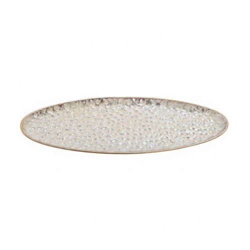 Tácka strieborná malá plech 44*16,5*2,5cm