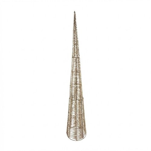 Kužel zlatý 1200led 180cm