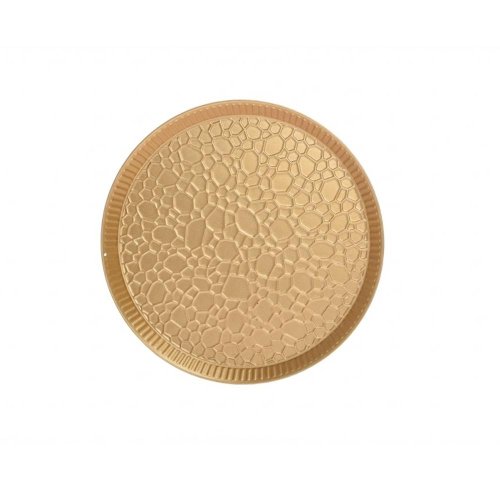 Tácka zlatá l plech 29,5*2cm
