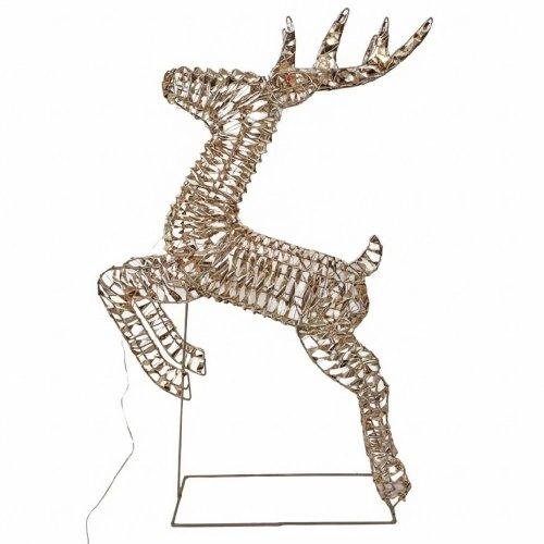 Jeleň zlatý skákajúci 660led 106cm - Vianočné osvetlenie