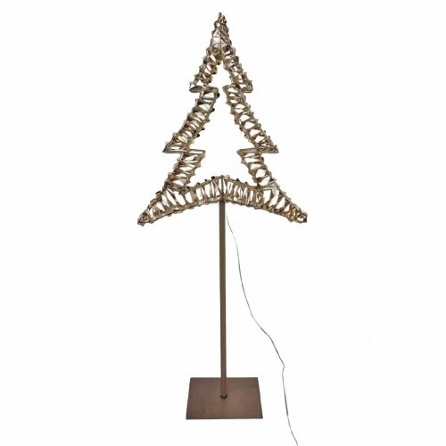 Stromček zlatý na stojane 240led 100cm