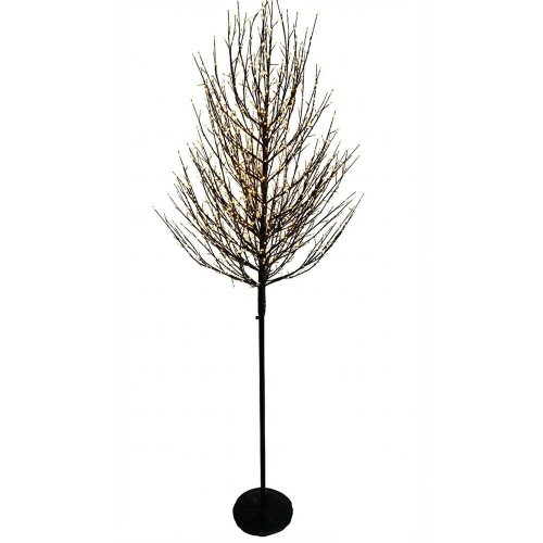 Stromček čierny, 900 led, teplé svetlo 180cm - Vianočné osvetlenie