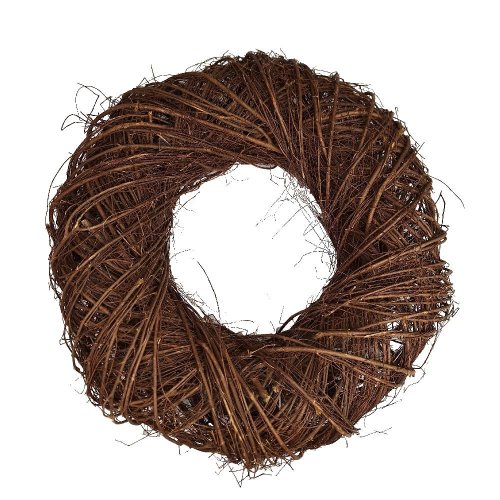 Veniec prútie hnedý 60*14cm - Vianočné dekorácie