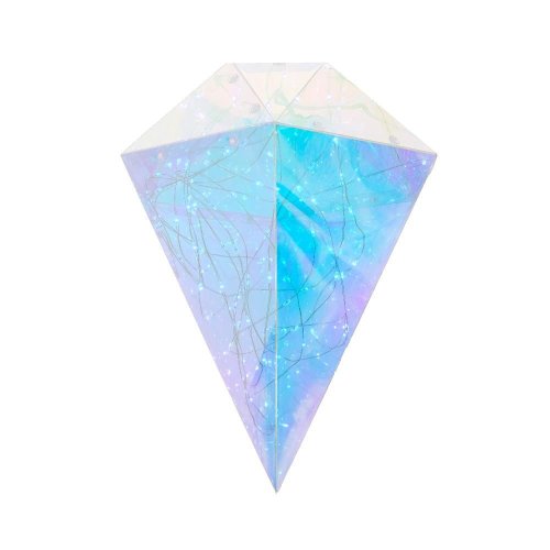Diamant dúhový led/usb 25cm