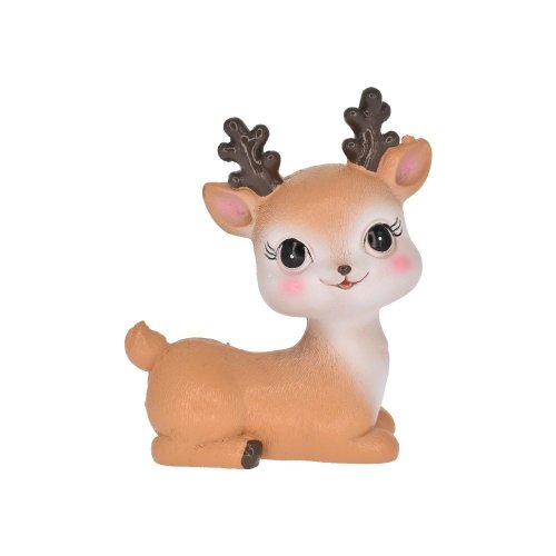 Sob ležiaci hnedý poly 8*4,2*9cm