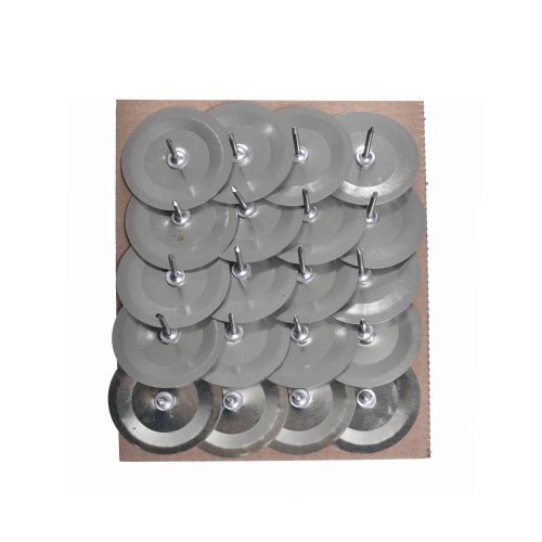 Bodce veľké, strieborné s/20 plech 5,8cm