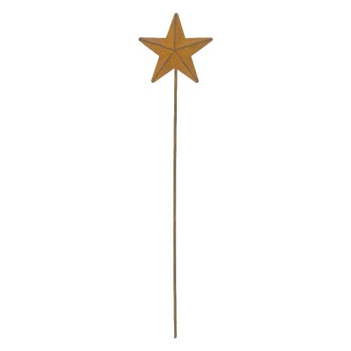 Zápich hviezda hrdza s/24 plech 4*0,3cm