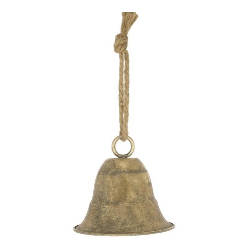 Záves zvonček šampaň plech 12,5*12cm