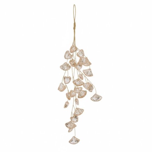 Záves zaltý,diamanty, kryštáliky 28cm