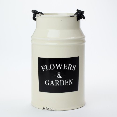 Obal váza krém dolomit 13,3x13,3x21,7cm