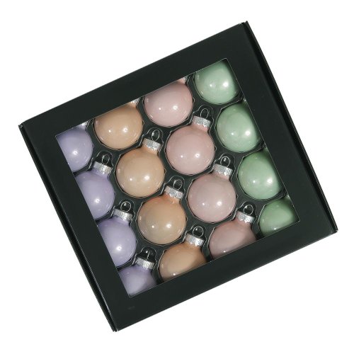 Guličky pastel opal lesk sklo s/16 30mm - Vianočné dekorácie a ozdoby
