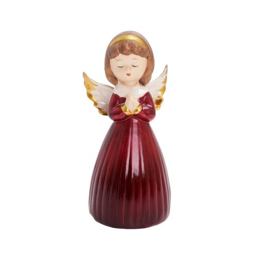 Anjel modliaci bie/zla/čer porc 8,5*7,8*16,5cm