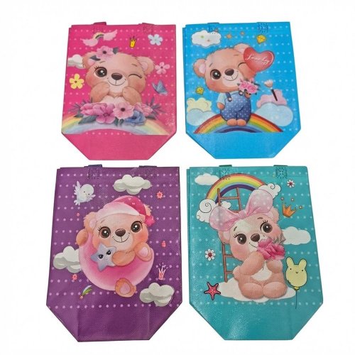 Taška netkaná textília 22cm - Aranžérsky materiál