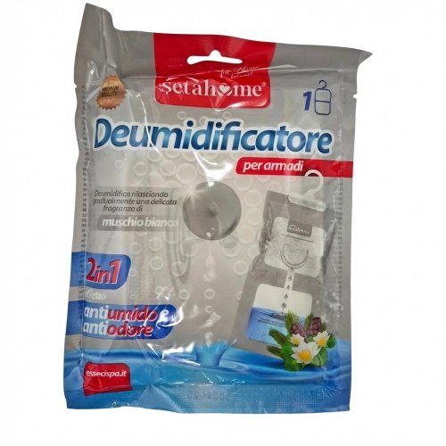 Odvlhčovač 500 ml závesný s vôňou biele pižmo