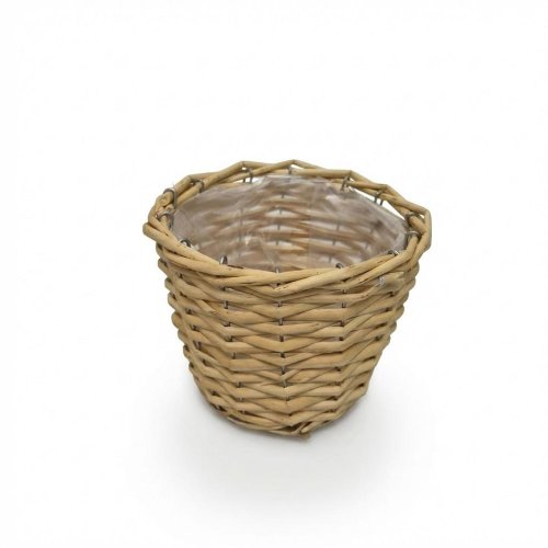 Košík prútie prírodný s d15xh13cm