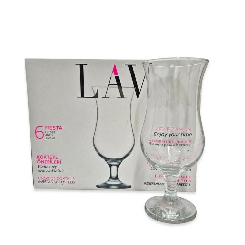 Pohár s/6 sklo na koktejl 460ml *4120