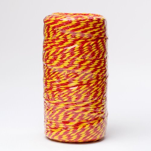 Šnúrka farby  2mmx100m červená/žltá