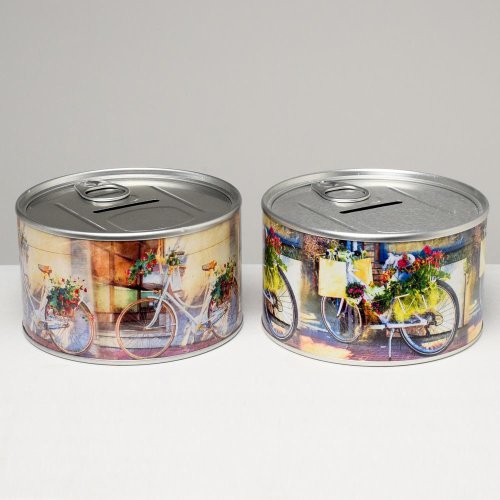 Pokladnička plech mix 2 10,2x10,2x6cm super cena