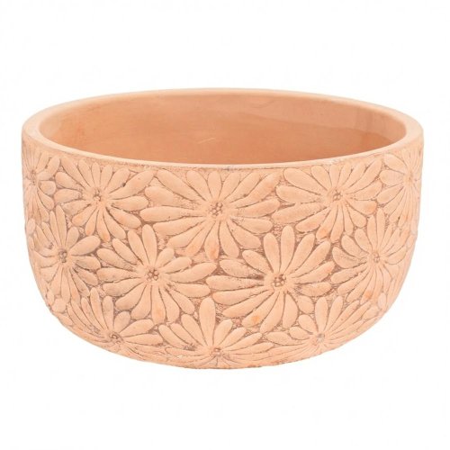 Obal margaréta keramika 20.8*20.8*10.8 žltý