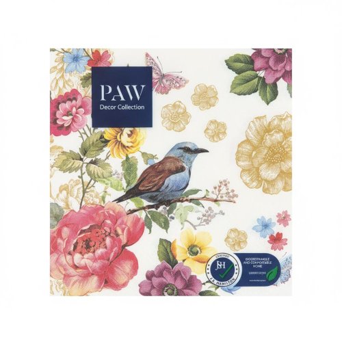 Sdl090600 servítky 33x33cm/20ks/3vrst  bird of paradise