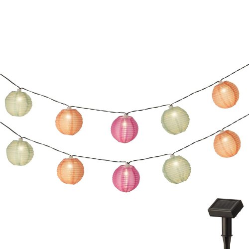 Solár reťaz lampión z nylonu pr.7,5/450cm