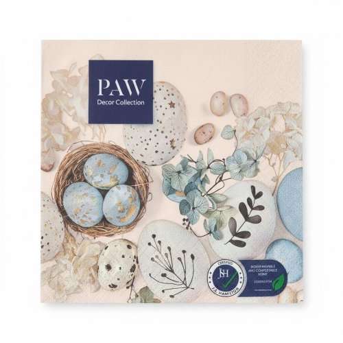 Sdl146200 servítky 33x33 cm/20ks/3vrst. tender easter