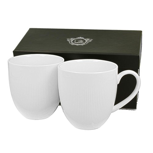 Šálka s/2 biely porcelán  rafael