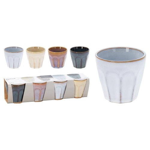 Šálka z kameniny 90ml s/4