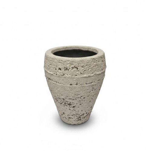 Kv-39 kvetináč umelý kameň crea lime amfora pieskový 27x27x32