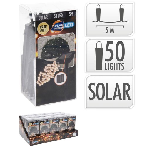 Led50 svet reťaz solár
