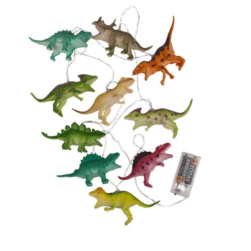 Svetelná reťaz s 10 led diódami, dinosaurus