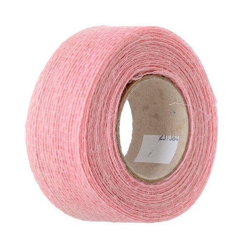 Stuha juta 4cmx10y/9,14 ružová