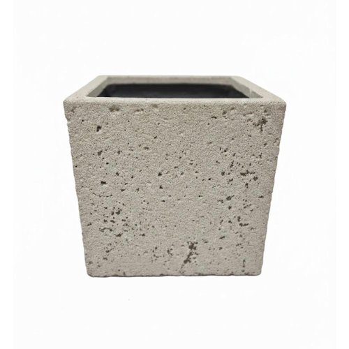 Kv-42 kvetináč umelý kameň granite kocka pieskový 50x50x50 - Umelé kvety