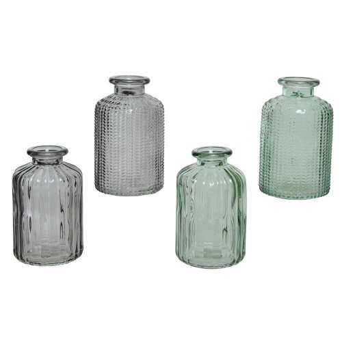 Váza sklo 4ass pr.6,5cm/v10cm