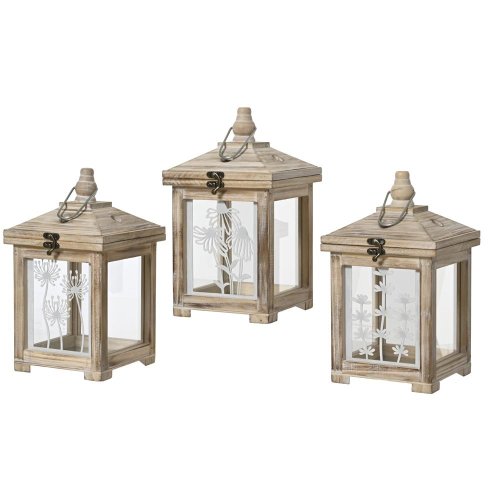 Lampáš z jedľového dreva 3ass fsc 100% 17,5/17,5/v30cm