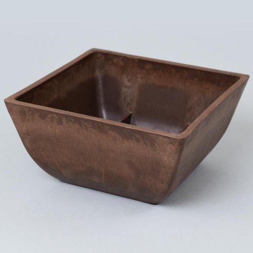 Gswfd25.br misa štvorec hnedá 26x26x12,7cm - Umelé kvety