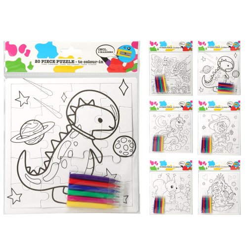 Puzzle farebný baleník 21x21cm