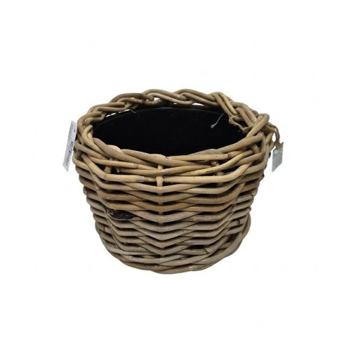 484fl/s kôš kubu ratan/plast. vklad sivý pr.25/19cm