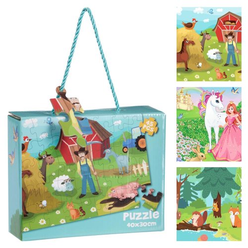 Puzzle 30x40cm papier 3ass - Vianočné dekorácie a ozdoby