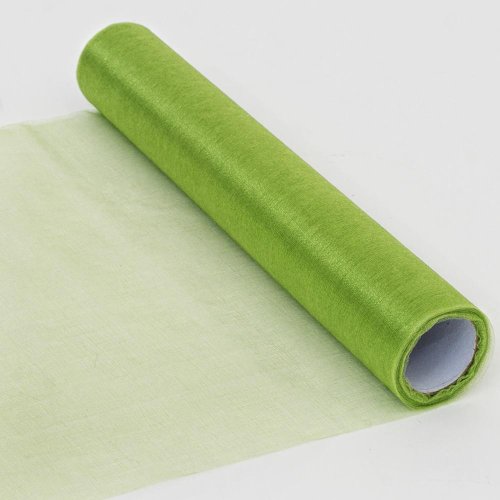 Organza rolka 32cmx6m farba 12 zelená-oliva